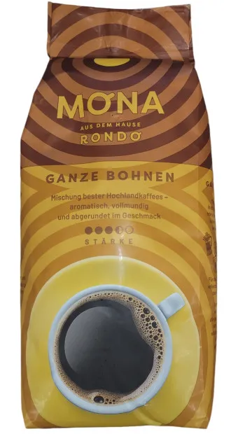 R&ouml;stfein Mona R&ouml;stkaffee 8 x 1kg Ganze Bohne