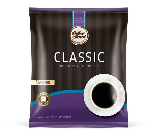 Coffeemat Classic half pot kawa filtrowana 55 saszetek &agrave; 7 filiżanek