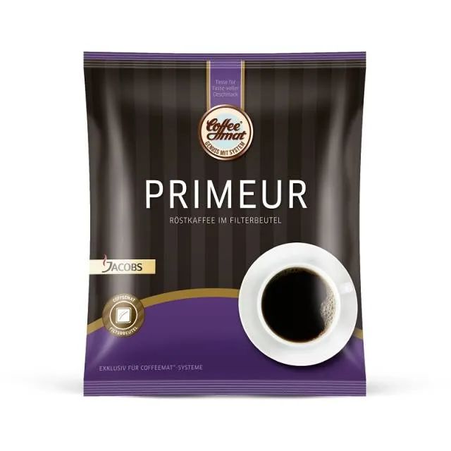 Coffeemat Primeur, pełna puszka 36 saszetek na 14 filiżanek