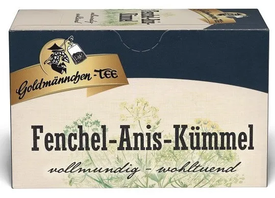 Goldm&auml;nnchen Tee Fenchel Anis K&uuml;mmel 20 x 1,5g Teebeutel