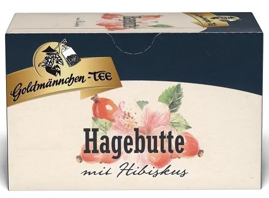 Goldmännchen herbata dzika róża z hibiskusem 20 x 1,5g torebki herbaty