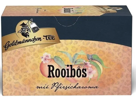 Goldm&auml;nnchen Tee Rooibos Pfirsich 20 x 2g Teebeutel