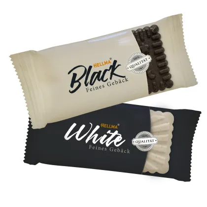 Hellma Feines Geb&auml;ck Black & White 200 St&uuml;ck einzeln verpackt