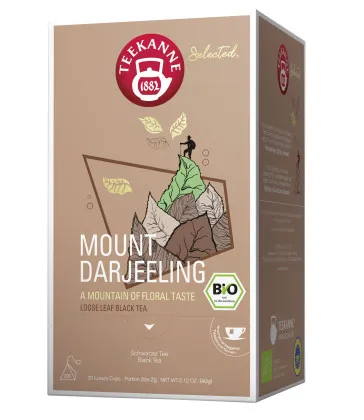 Teekanne BIO Selected Mount Darjeeling torebki herbaty 25 x 2 g, organiczne