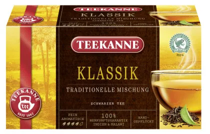 Teekanne Classic Herbata czarna 20 torebek, Rainforest Alliance