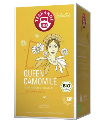 Teekanne BIO Selected Queen Camomile 25 x 1,2 g torebek herbaty, organiczna, Luxury Cup