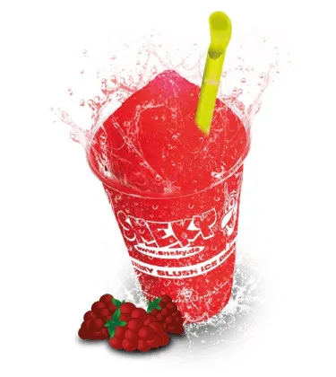 Sneky slush ice syrup czerwona malina* z naturalnym barwnikiem 5 litrów