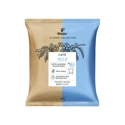 Tchibo Caf&eacute; Mild, nr 10, kawa filtrowana 16 x 500 g, mielona