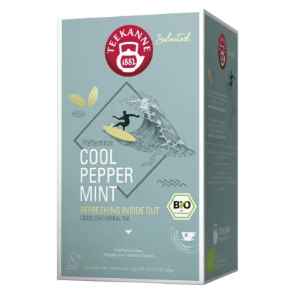 Teekanne BIO Selected Cool Peppermint 25 x 1,2g Teebeutel, Bio