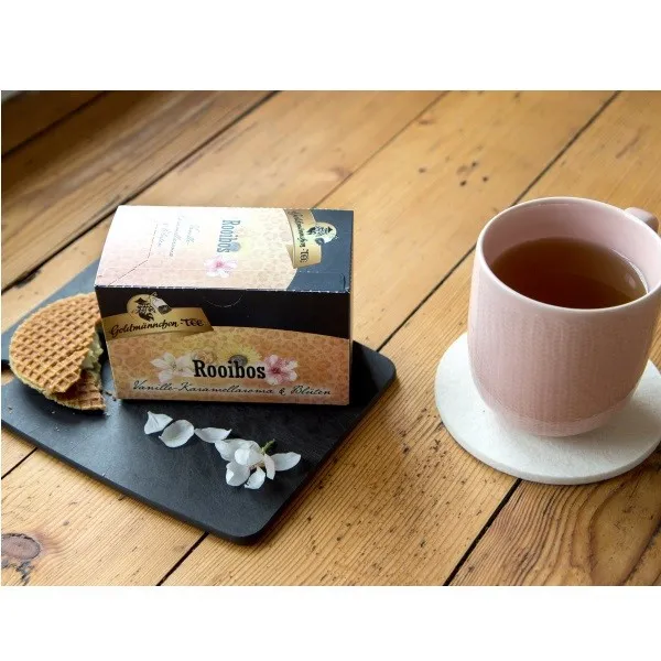 Goldm&auml;nnchen Tee Rooibos Vanille-Karamell & Bl&uuml;ten 20 x 1,8g Teebeutel