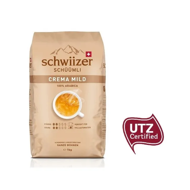 Schwiizer Sch&uuml;&uuml;mli Crema mild 8 x 1kg cała ziarnista