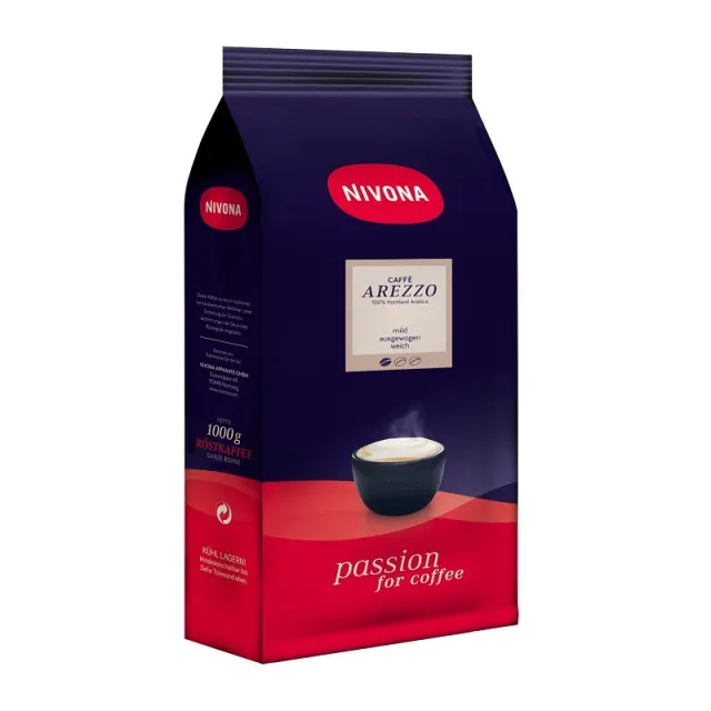 Nivona Caff&egrave; Arezzo 12 x 1 kg Ganze Bohne, 100 % Arabica