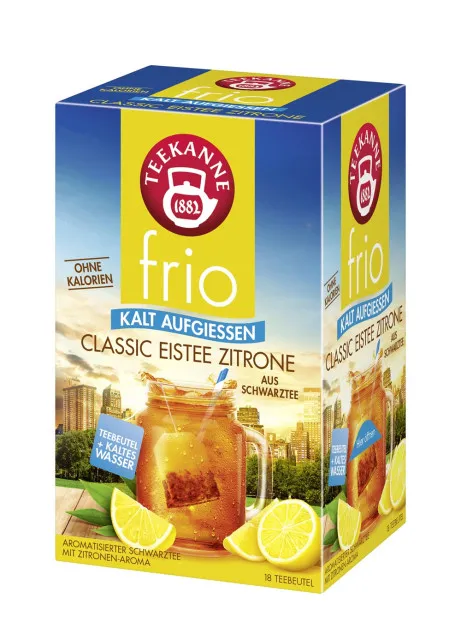 Teekanne frio Classic Eistee Zitrone 18 Teebeutel