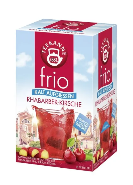 Teekanne frio rabarbar wiśnia 18 torebek