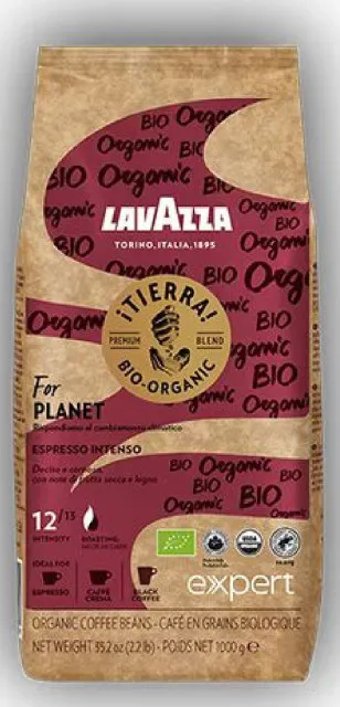 Lavazza Tierra Intenso Expert 6 x 1 kg kawa ziarnista, organiczna, certyfikat UTZ