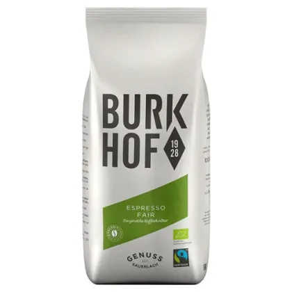 Burkhof Bio/FT Espresso 6 x 1 kg ganze Bohne