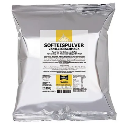 Miko Softeispulver mit Vanillegeschmack 10 x 1 kg