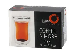 Stölzle Lausitz Szklanka do kawy / szklanka do herbaty S 0,09 l Coffee N More Zestaw 2er-Set