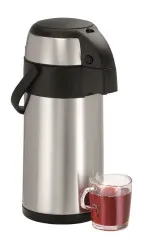 Bartscher Isolierpumpkanne 3 Liter silber-schwarz
