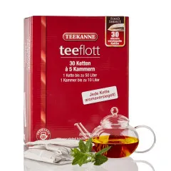 Teekanne teeflott herbata miętowa 30 łańcuszków filtrujących każdy z 5 komorami