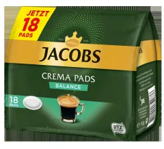Jacobs Crema Balance 18 Pads UTZ zertifiziert
