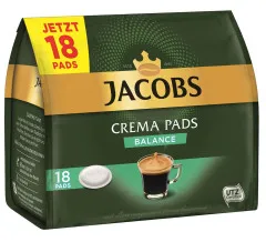 Jacobs Crema Balance 18 Pads UTZ zertifiziert