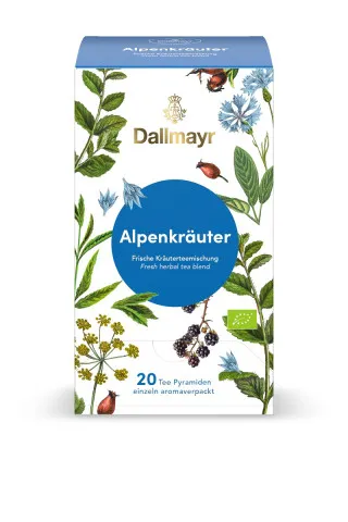 Dallmayr alpejskie zioła BIO herbata ziołowa