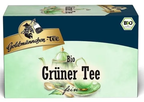 Herbata Goldmännchen zielona herbata 20 x 1,5g torebki herbaty, organiczna
