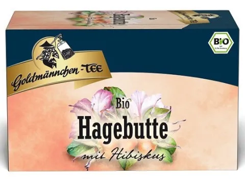 Goldmännchen herbata dzikiej róży z hibiskusem 20 x 1,5g torebek, organiczna