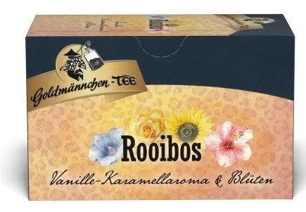 Goldm&auml;nnchen Tee Rooibos Vanille-Karamell & Bl&uuml;ten 20 x 1,8g Teebeutel