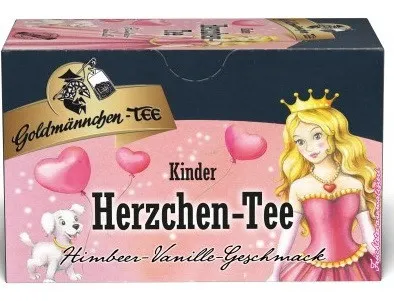 Goldmännchen tea dziecięca herbatka serduszka 20 x 2,3g torebek