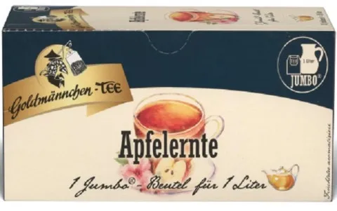 Goldmännchen tea apple harvest 20 x 5,25g w dzbanku porcji