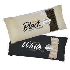Hellma Drobne herbatniki Black & White 200 sztuk pakowane pojedynczo