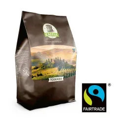 Caffia Toskana FT kawa palona na pół dzbanka 72 x 35g torebki filtracyjne, Fairtrade