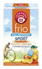 Teekanne frio Sport Vital Mango-Orange 18 torebek herbaty
