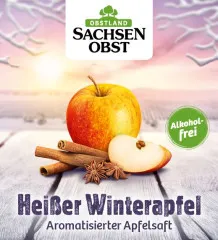 Sachsenobst Hei&szlig;er Winterapfel aromatisierter Apfelsaft 10 Liter Bag-in-Box, alkoholfrei