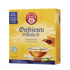 Teekanne Ostfriesen Teefix 100 x 1,5g torebki herbaty, Rainforest Alliance