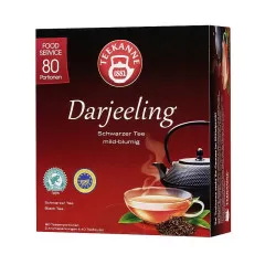 Teekanne Darjeeling Czarna herbata 80 torebek 1,65 g, Rainforest Alliance