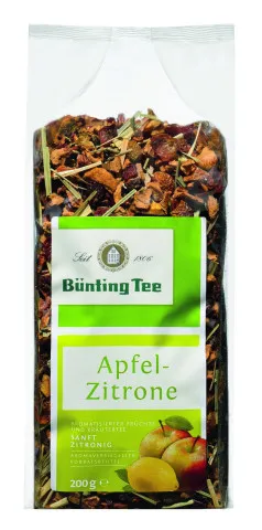 Bünting tea jabłko-cytryna herbata owocowa 200g luzem