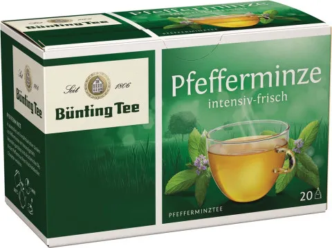 Bünting tea peppermint 20 x 2g herbaty torebki