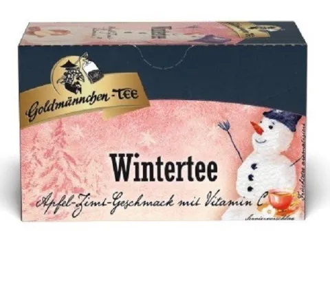 Goldmännchen Tea Winter Tea Apple-Cinnamon 20 x 2,5g torebek herbaty